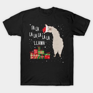 Fa La La Llama Lover - Llama Christmas T-Shirt